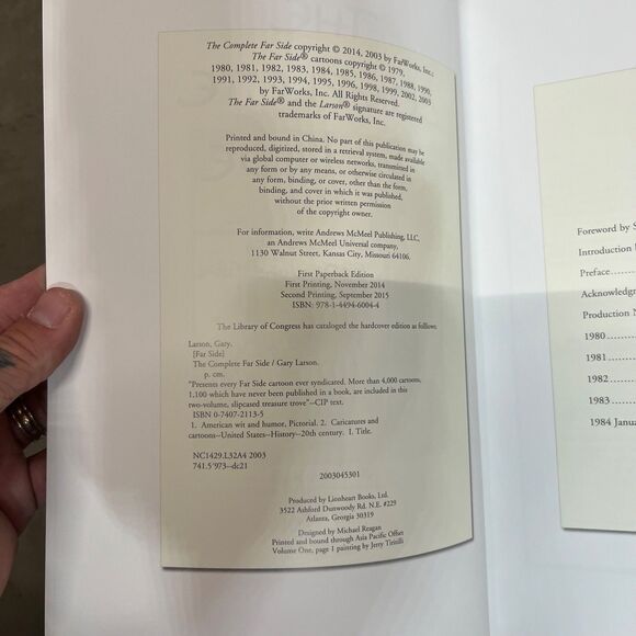 The Complete Far Side 1980-1994 Gary Larson Three PB Book Set with Slipcase - Picture 16 of 16